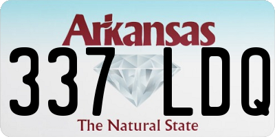 AR license plate 337LDQ
