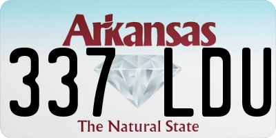 AR license plate 337LDU