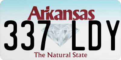 AR license plate 337LDY