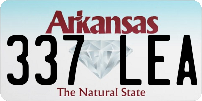 AR license plate 337LEA