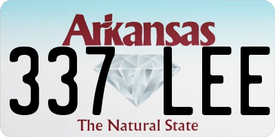 AR license plate 337LEE