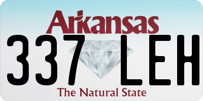 AR license plate 337LEH
