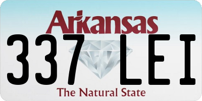 AR license plate 337LEI