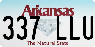 AR license plate 337LLU