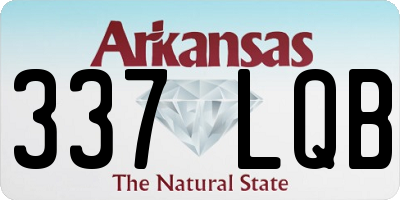 AR license plate 337LQB