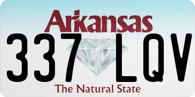 AR license plate 337LQV