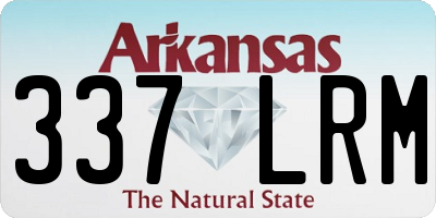 AR license plate 337LRM