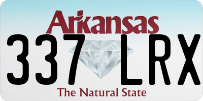 AR license plate 337LRX