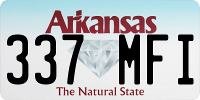 AR license plate 337MFI