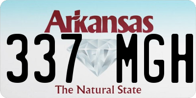 AR license plate 337MGH