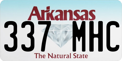 AR license plate 337MHC