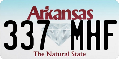 AR license plate 337MHF