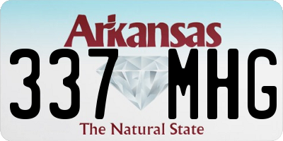 AR license plate 337MHG