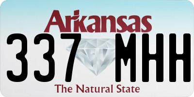 AR license plate 337MHH
