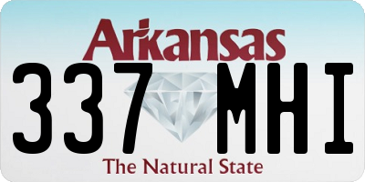 AR license plate 337MHI