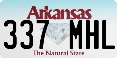AR license plate 337MHL