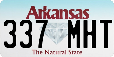 AR license plate 337MHT