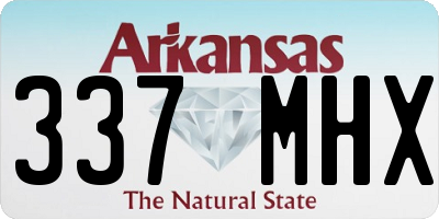 AR license plate 337MHX