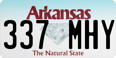 AR license plate 337MHY