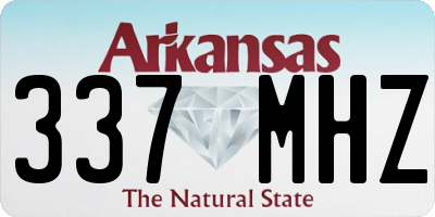 AR license plate 337MHZ