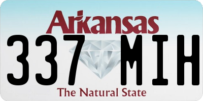 AR license plate 337MIH