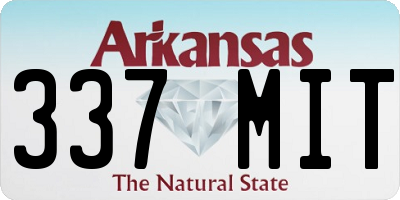 AR license plate 337MIT