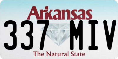 AR license plate 337MIV