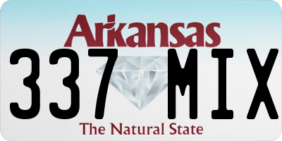 AR license plate 337MIX