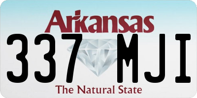 AR license plate 337MJI