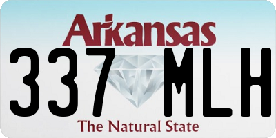 AR license plate 337MLH