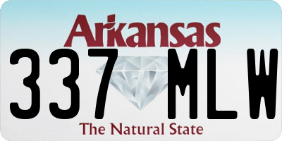 AR license plate 337MLW