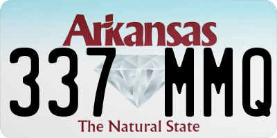 AR license plate 337MMQ