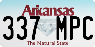AR license plate 337MPC