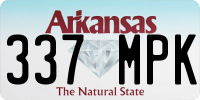 AR license plate 337MPK