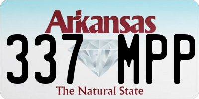 AR license plate 337MPP