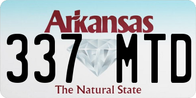 AR license plate 337MTD