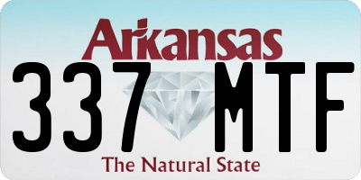 AR license plate 337MTF