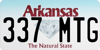 AR license plate 337MTG