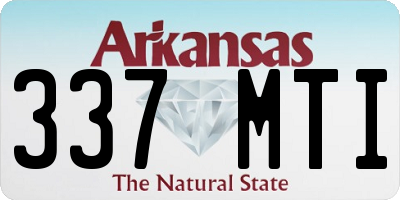 AR license plate 337MTI