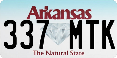 AR license plate 337MTK