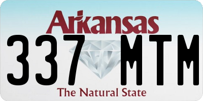 AR license plate 337MTM