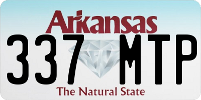 AR license plate 337MTP