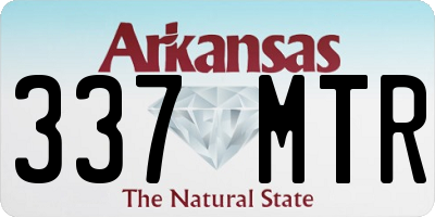 AR license plate 337MTR