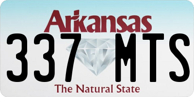 AR license plate 337MTS