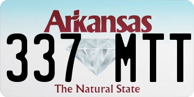 AR license plate 337MTT