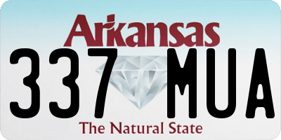 AR license plate 337MUA