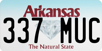AR license plate 337MUC