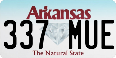 AR license plate 337MUE