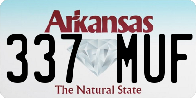 AR license plate 337MUF