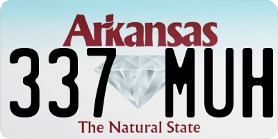 AR license plate 337MUH